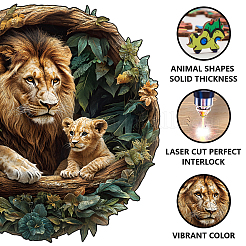 Kits de juguetes de animales de montaje de madera diy para niños y niñas&nbsp;AJEW-WH0344-0113