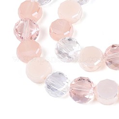 Chapelets de perles en verre électroplaqué&nbsp;EGLA-N022-03A-A08