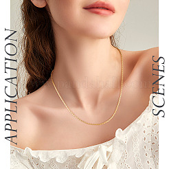 Collar de cadena de caja de latón&nbsp;NJEW-TA0001-16