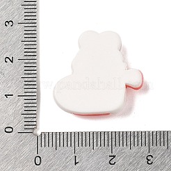 Tier Weihnachten Socken Thema opak Harz Decoden Cabochons&nbsp;RESI-S397-03E