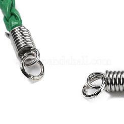 Création de bracelet tressé en cuir avec cordon&nbsp;AJEW-JB00032
