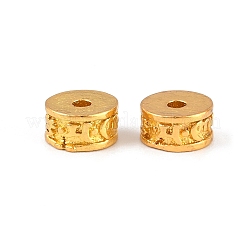 Echte 18 Karat vergoldete Messing-Distanzperlen&nbsp;KK-K093-10G