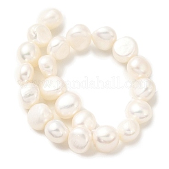 Brins de perles de culture d'eau douce naturelles&nbsp;PEAR-A006-10E-X