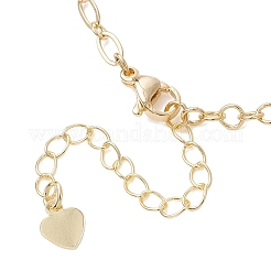 Herstellung von Armbändern aus Messingkabelketten mit ovalen Gliedern&nbsp;AJEW-JB01507