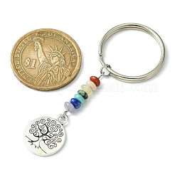 Porte-clés pendentif arbre de vie en alliage&nbsp;KEYC-JKC00591-02