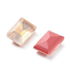 Cabochon di strass di vetro k9 galvanizzato&nbsp;RGLA-M016-G03-AM