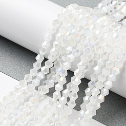 Perle imitazione giada vetro placca fili&nbsp;EGLA-A039-J4mm-B06