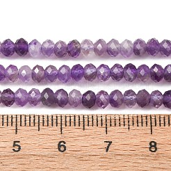 Abalorios de amatista natural hebras&nbsp;G-RM2025-D07-E