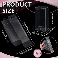 50 Stück faltbare transparente PVC-Boxen&nbsp;CON-BC0007-90