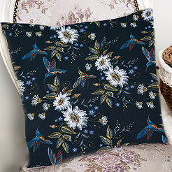 Blumen-Polyestergewebe&nbsp;DIY-WH0410-98