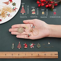 DIY-Set zur Herstellung weihnachtlicher Ohrhänger&nbsp;DIY-SC0019-52