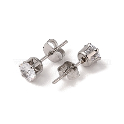 3 Paar 3 Stile 304 Edelstahl Creolen & Ohrstecker Set für Damen&nbsp;EJEW-K279-13P