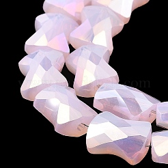 Brins de perles de verre à plaque de couleur ab&nbsp;EGLA-P051-06A-C01