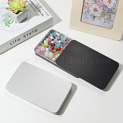 2 caja de almacenamiento de baratijas de hojalata con tapa deslizante&nbsp;CON-SP0001-22B-01
