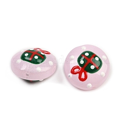 Perles de Noël en émail lampwork faites à la main&nbsp;X1-LAMP-C020-03C