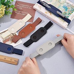 10 Stück 5 Farben Gummiband-Stifthalter&nbsp;AJEW-FG0002-17