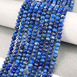 Filo di Perle lapis lazuli naturali &nbsp;LS-G-L587-B04-02