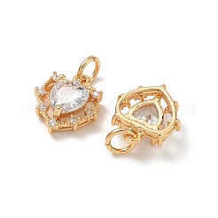 Ciondoli Shegrace per San Valentino in ottone con zirconi cubici trasparenti&nbsp;XGRQ4G360-688G