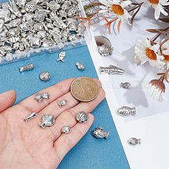 142 pièces 16 styles de perles en alliage de zinc de style tibétain&nbsp;FIND-PH0062-06