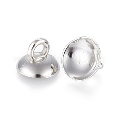 Kunststoff Perlenkappe Anhänger Kautionen&nbsp;X-KY-K003-02A