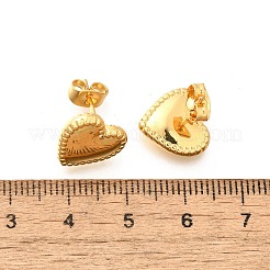 Orecchini a bottone in acciaio inossidabile 304 per donna&nbsp;EJEW-L296-078G