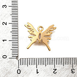 Pendentifs avec zircon cubiques à micro-pavés en laiton&nbsp;KK-B152-27D-G