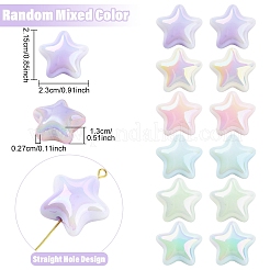 20 Stück Acrylperlen mit UV-Beschichtung&nbsp;MACR-YW0004-23