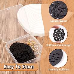 Kit de fabricación de aretes huecos de diy&nbsp;DIY-TA0005-35