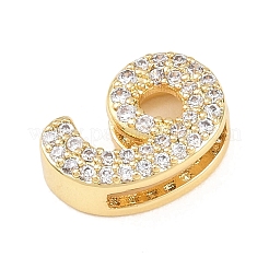 Colgante micropavé cubic zirconia de latón&nbsp;KK-B167-22G-9