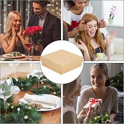 Boîtes à bijoux en carton kraft&nbsp;CBOX-WH0001-D05