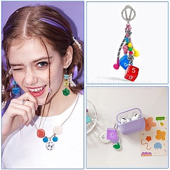 28pcs 2 pendentifs acryliques de style&nbsp;OACR-PH0001-83