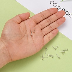 Anlaufschutz rhodiniert 925 Sterling Silber Ohrstecker Zubehör&nbsp;X-STER-A003-80