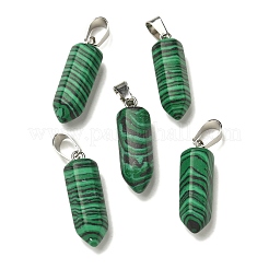 Ciondoli malachite sintetici&nbsp;G-Z067-07P-02