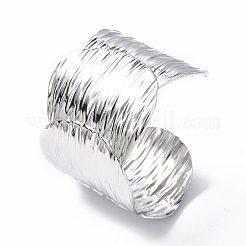 Bracelet manchette large ouvert en acier inoxydable 304 anti-ternissement pour femme&nbsp;BJEW-F442-02P