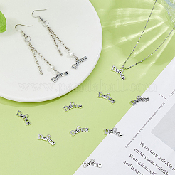100 pièces pendentifs en alliage de style tibétain&nbsp;FIND-DC0007-68C