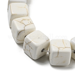 Fili di perline howlite sintetico&nbsp;G-G075-B01-01