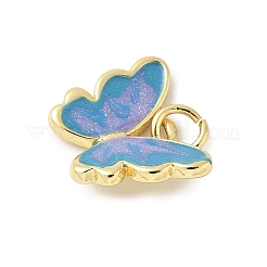 Messing Emaille Anhänger / charms&nbsp;KK-C110-25G-01