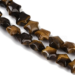 Chapelets de perles d'œil de tigre naturel&nbsp;G-Z080-A16-8mm