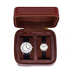 Scatole per orologi in similpelle pu con cerniera&nbsp;CON-WH0084-91