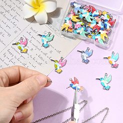30 stücke 6 farben legierung emaille verbinder charms&nbsp;FIND-CJ0004-39