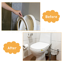 6 Stück Toilettendeckelgriff aus Kunststoff in 3 Farben&nbsp;FIND-FH0009-34