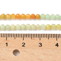 Farbverlauf natürliche Myanmar Jade Perlen Stränge&nbsp;G-D306-A04-3mm