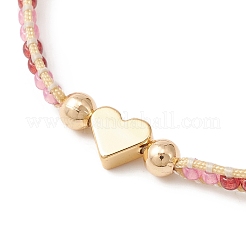 Braccialetto intrecciato regolabile&nbsp;BJEW-MZ00043-03