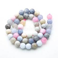 Chapelets de perles de quartz naturel&nbsp;G-N355-8mm-74