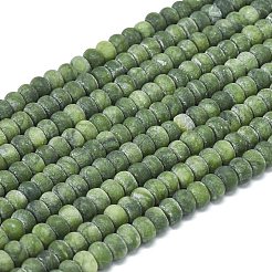 Natürliche chinesische Jade Perlen Stränge&nbsp;G-P575-A19-6x4mm-02