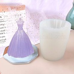 Silikonform-Kits für Hochzeitskleider in Lebensmittelqualität&nbsp;DIY-OC0003-20