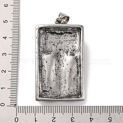 Pendentifs en résine et acier inoxydable 304 sur le thème d'Halloween&nbsp;STAS-U021-06AS