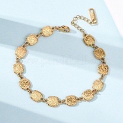 Gliederkettenarmbänder aus 304 Edelstahl für Damen&nbsp;BJEW-K293-03G