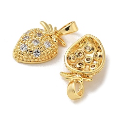 Pendentifs en laiton avec micro pavé de zircone cubique&nbsp;KK-R210-17G