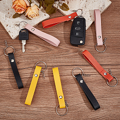 Porte-clés en cuir PU 4 couleur&nbsp;KEYC-SC0001-24